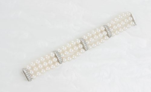 Cultured Pearl Bracelet - Triple