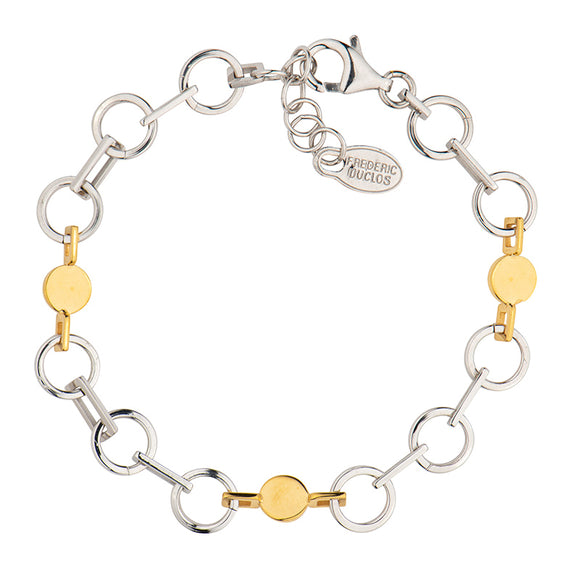 STERLING SILVER + YELLOW GOLD PLATED MURPHY BRACELET