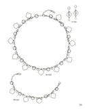 STERLING SILVER CIRCLES AND SQUARE BRACELET