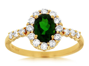 RUSSALITE & DIAMOND RING (3788CH)