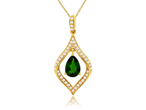 RUSSALITE & DIAMOND PENDANT (C5993CH)