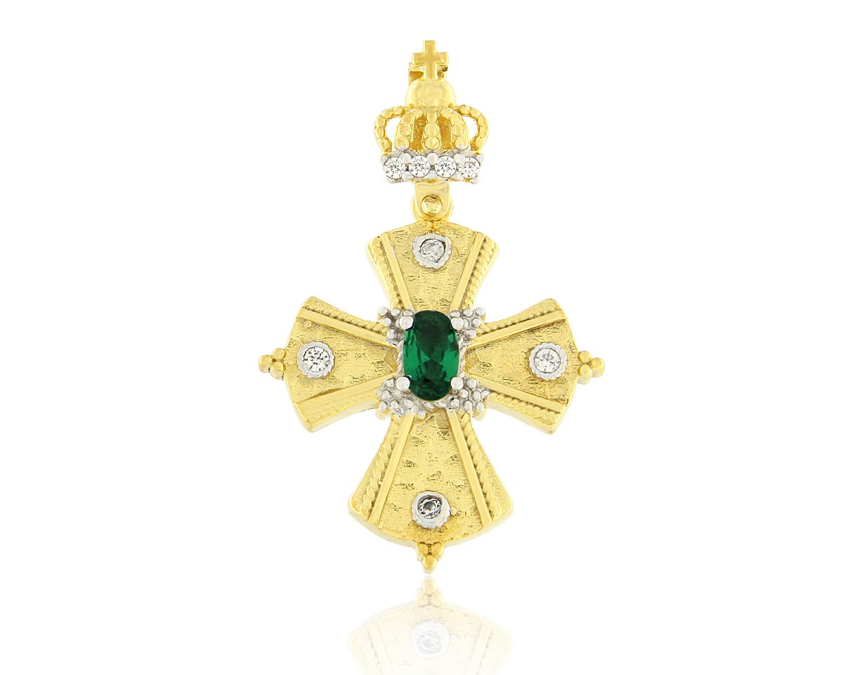 14K Yellow Gold Filigree Cross 4.2 GR – Reichman Jewelers