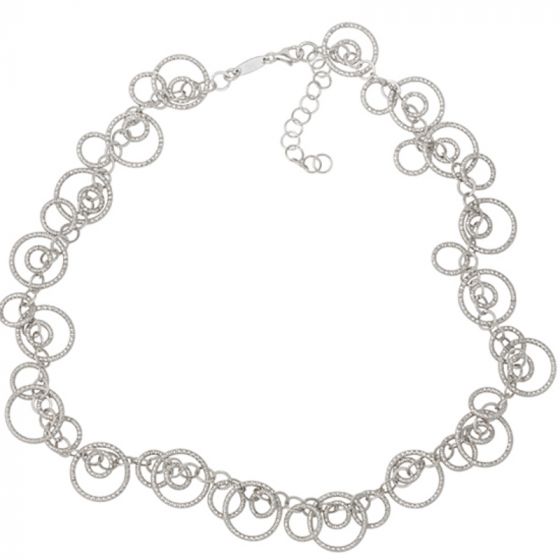 STERLING SILVER CIRCULATION NECKLACE
