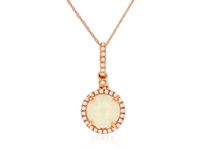 OPAL & DIAMOND PENDANT (PC6063F)