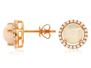 OPAL & DIAMOND EARRING (PC6136F)