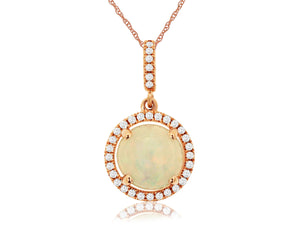 OPAL & DIAMOND PENDANT (PC6169F)