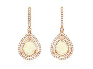 OPAL & DIAMOND EARRING (PC6487F)