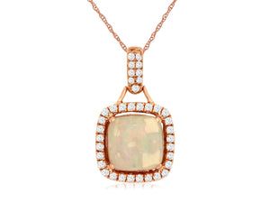 OPAL & DIAMOND PENDANT (PC6558F)