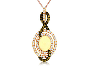 OPAL & DIAMOND PENDANT (PC7042F)