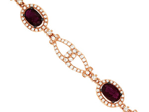 RUBY & DIAMOND BRACELET (PC7515R)