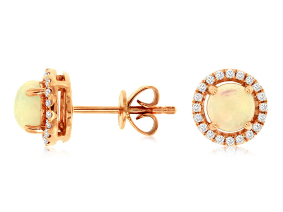 OPAL & DIAMOND EARRING (PC7939F)