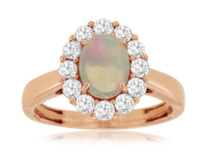 OPAL & DIAMOND RING (PC8425F)