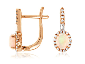 OPAL & DIAMOND EARRING (PC8538F)