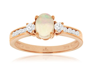 OPAL & DIAMOND RING (PR3839F)