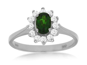 RUSSALITE & DIAMOND RING (W2051CH)