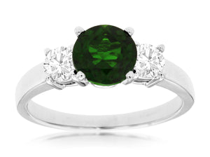 RUSSALITE & DIAMOND RING (W3927CH)