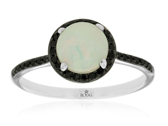 OPAL & DIAMOND RING (WC5606F)