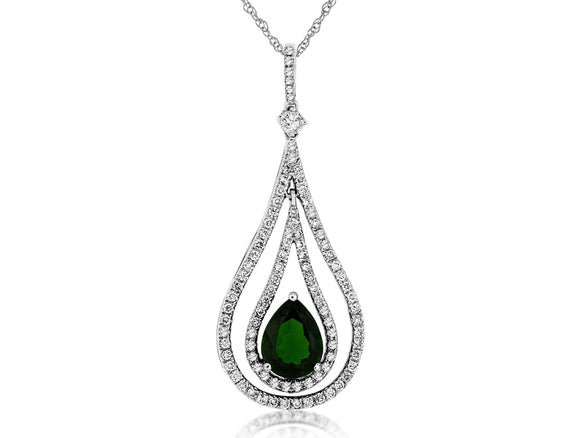 RUSSALITE & DIAMOND PENDANT (WC6266C)