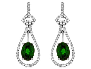 RUSSALITE & DIAMOND EARRING (WC6549C)