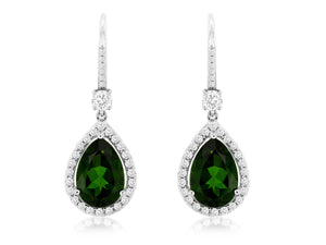 RUSSALITE & DIAMOND EARRING (WC7239C)