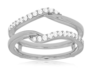 LADIES DIAMOND INSERT RING (WC7280D)