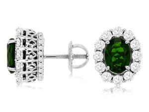 RUSSALITE & DIAMOND EARRING (WC8426C)