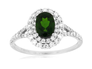 RUSSALITE & DIAMOND RING (WC8529C)