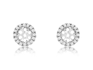 DIAMOND EARRING JACKETS (WC8778D)