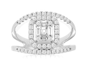 LADIES' DIAMOND RING (WC9177D)