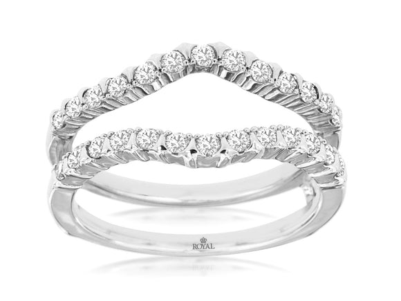 LADIES DIAMOND INSERT RING (WC9225D)