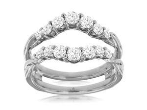 LADIES DIAMOND INSERT RING (WC9251D)