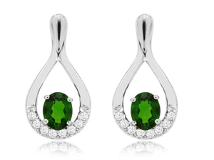 RUSSALITE & DIAMOND EARRING (WE3889C)